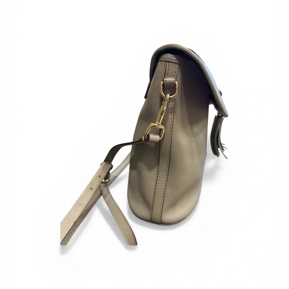 Dooney and Bourke Florentine Large Dottie Crossbody Taupe READ - Picture 3 of 16
